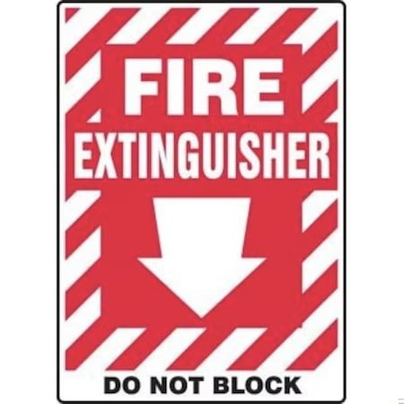 Accuform SAFETY SIGN FIRE EXTINGUISHER  DO FRMFXG456VP FRMFXG456VP